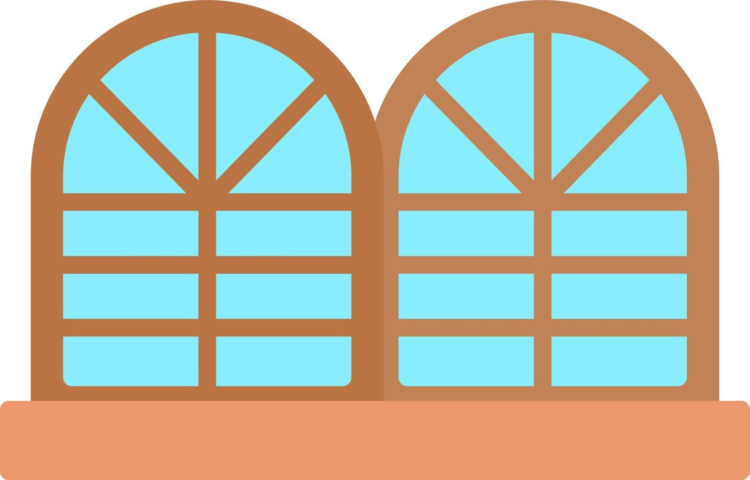Window Creative Icon Design vector