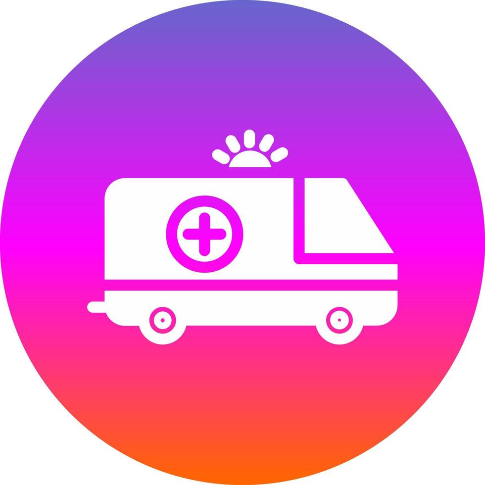 diseño de icono de vector de ambulancia