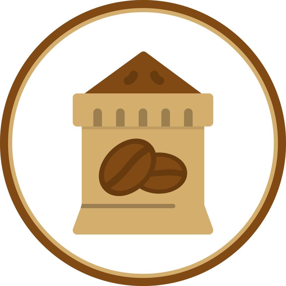 diseño de icono de vector de saco de café