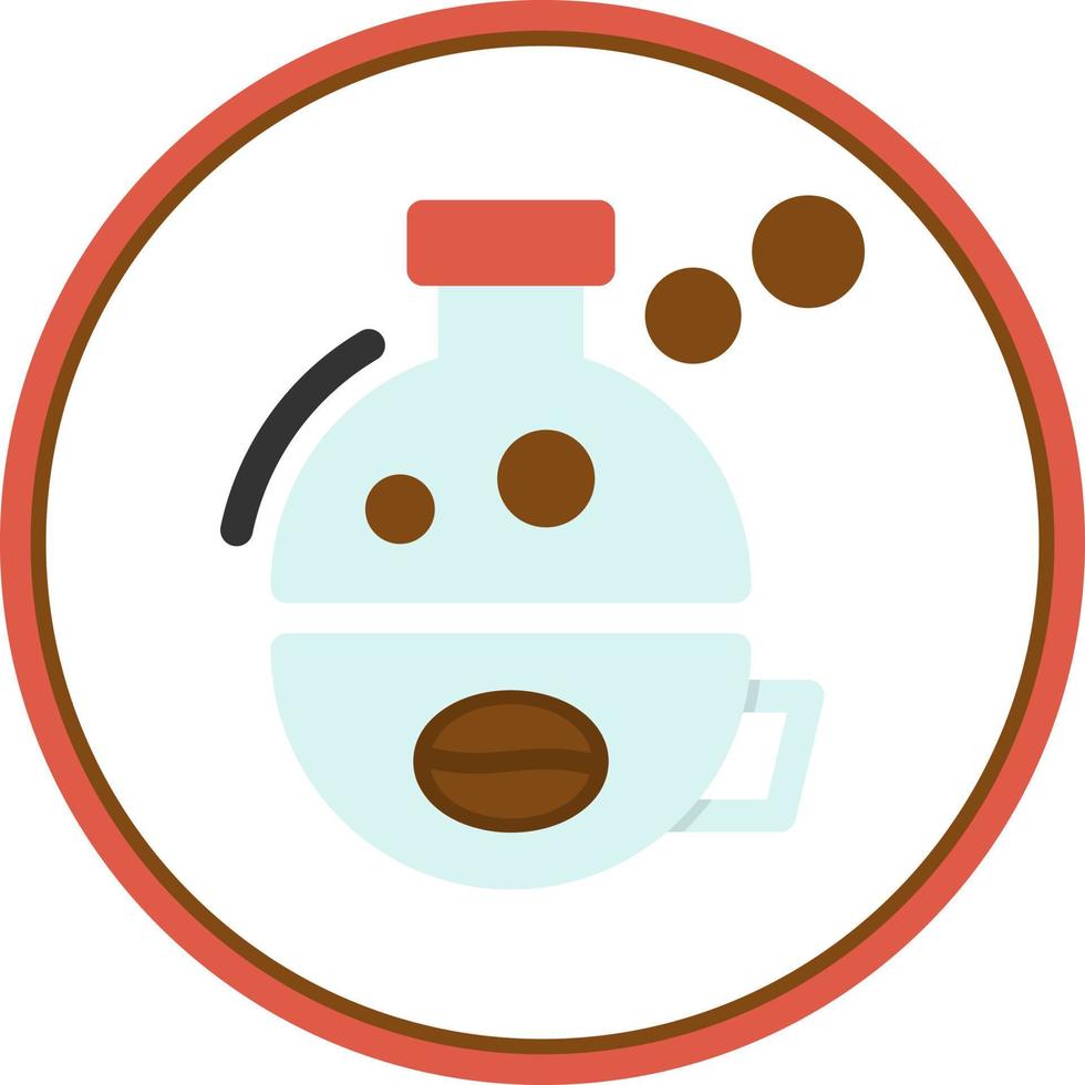 diseño de icono de vector de ciencia de café