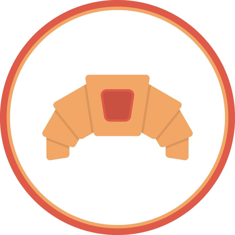 Croissant Vector Icon Design