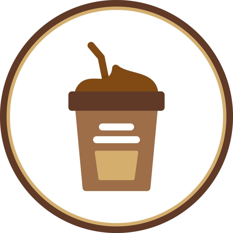 diseño de icono de vector de frappuccino