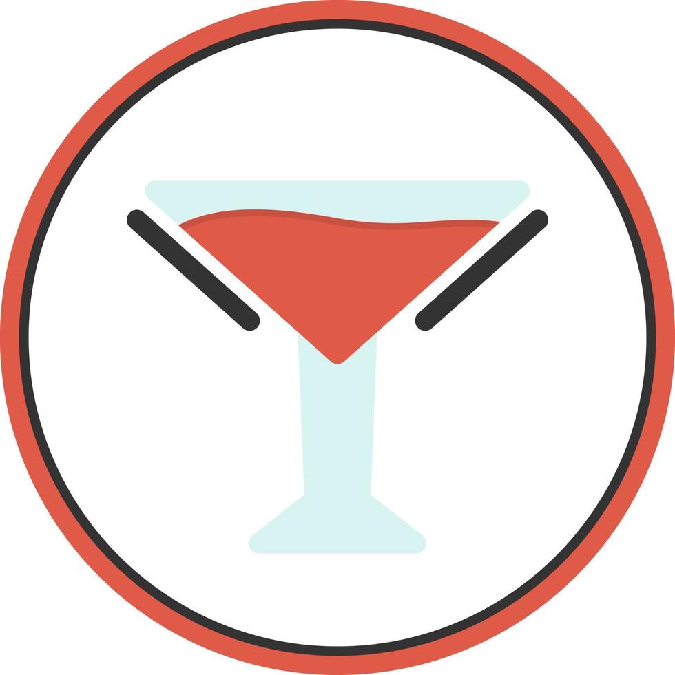 Martini Vector Icon Design