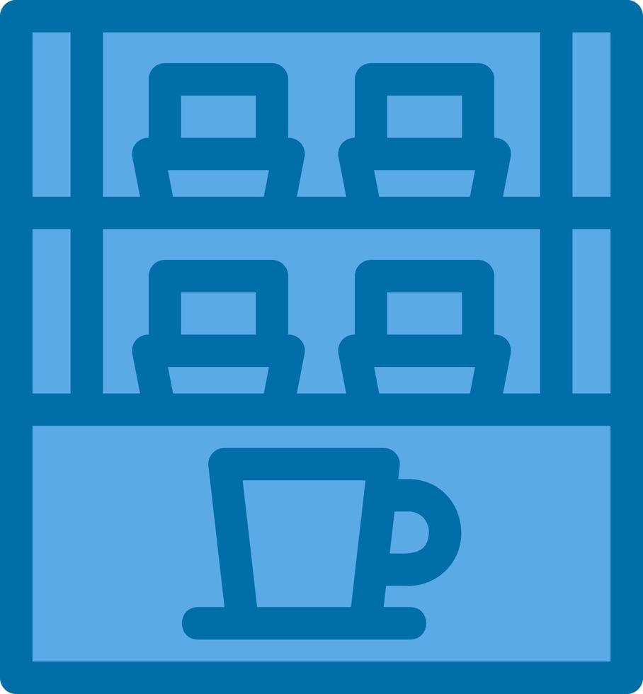 Cafe Showcase Vector Icon Design