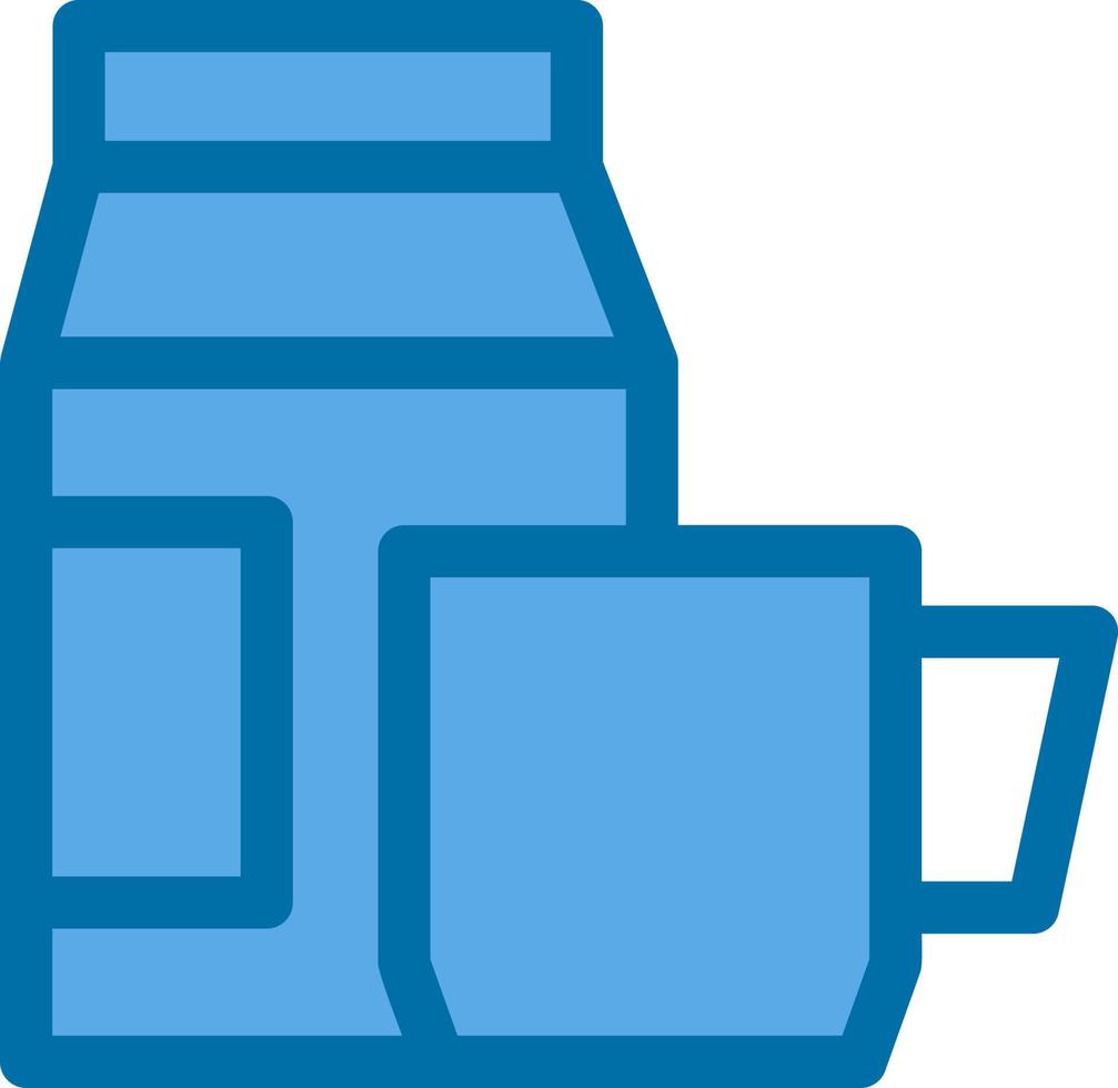 Coffee Milk Vector Icon Design