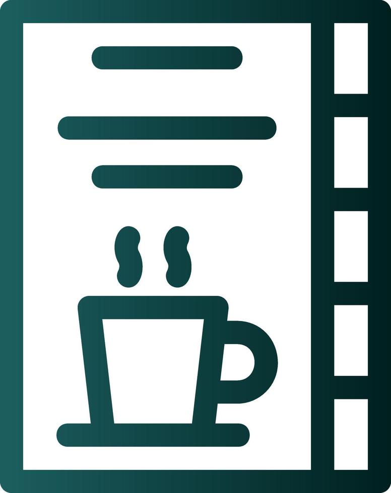 Coffee Card Vector Icon Design