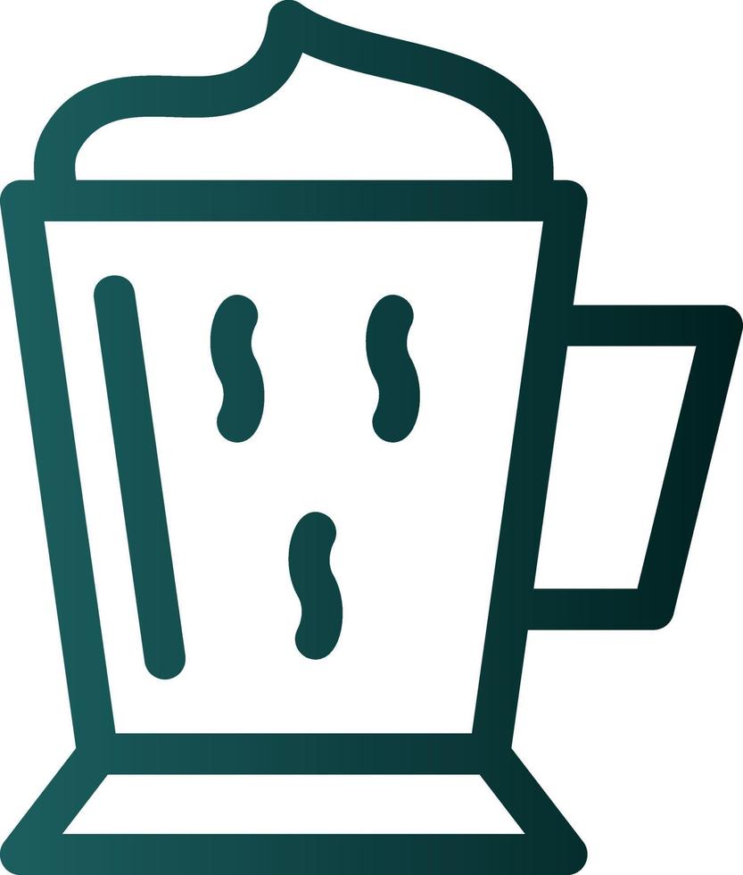 diseño de icono de vector de café con leche