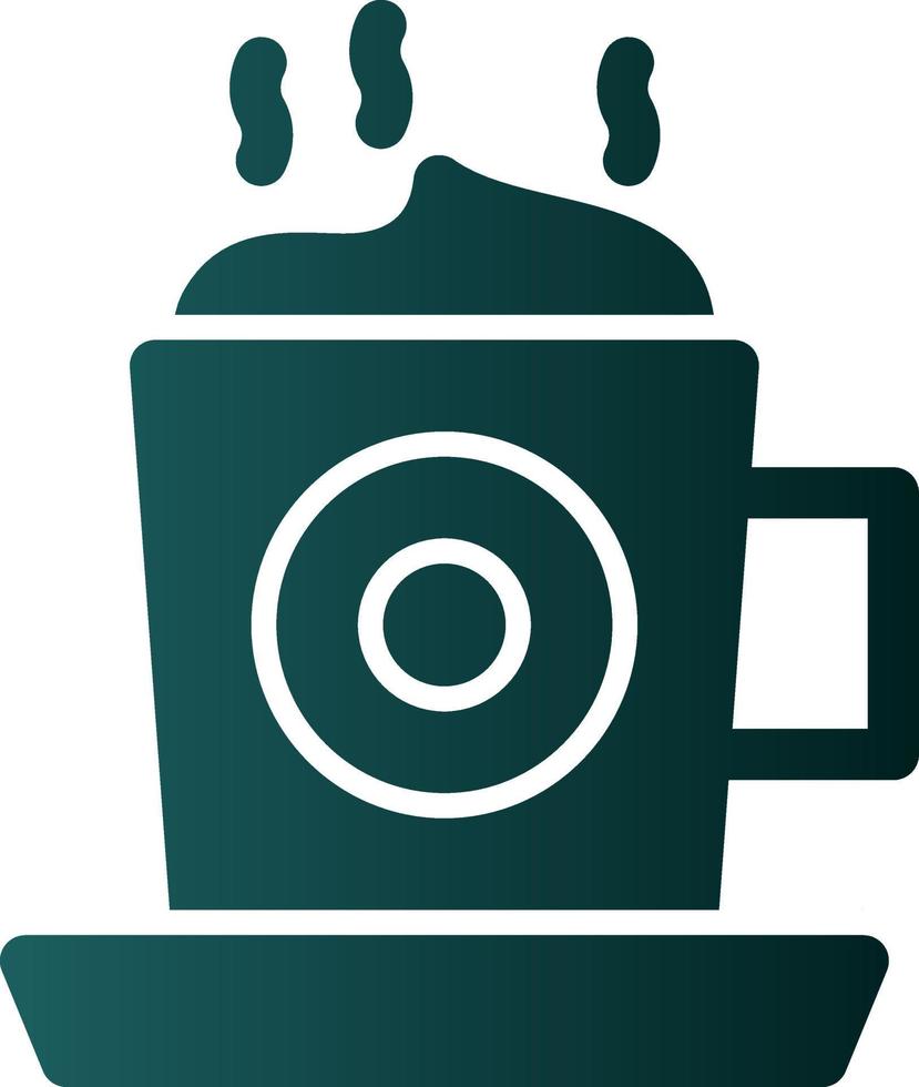 diseño de icono de vector de capuchino