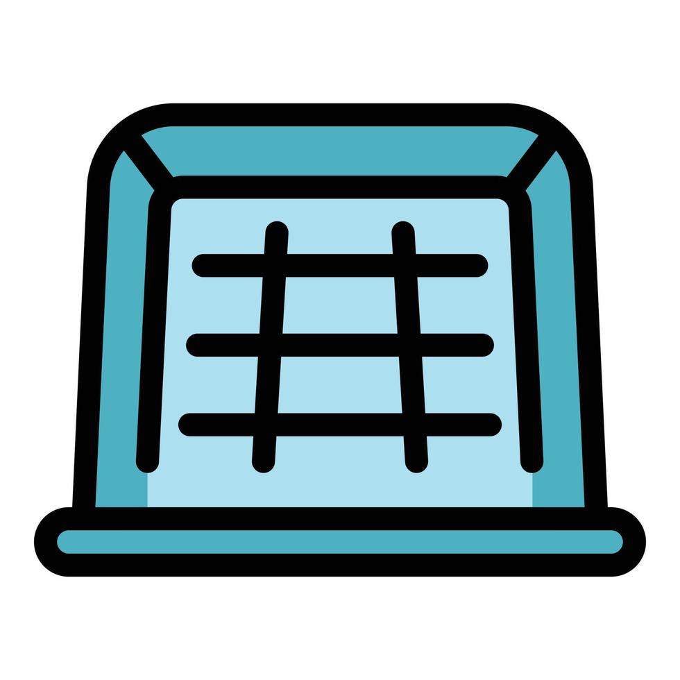Hurling gate icon color outline vector
