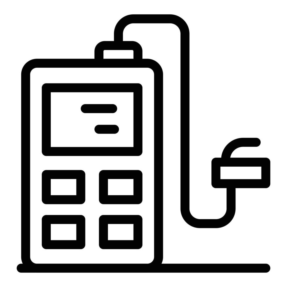 Camera remote control icon outline vector. Photo equipment vector