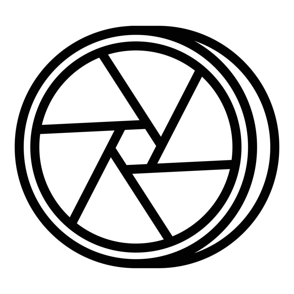 Video cam shutter icon outline vector. Model film vector