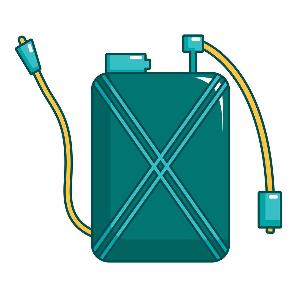 Pulverizer icon, cartoon style vector