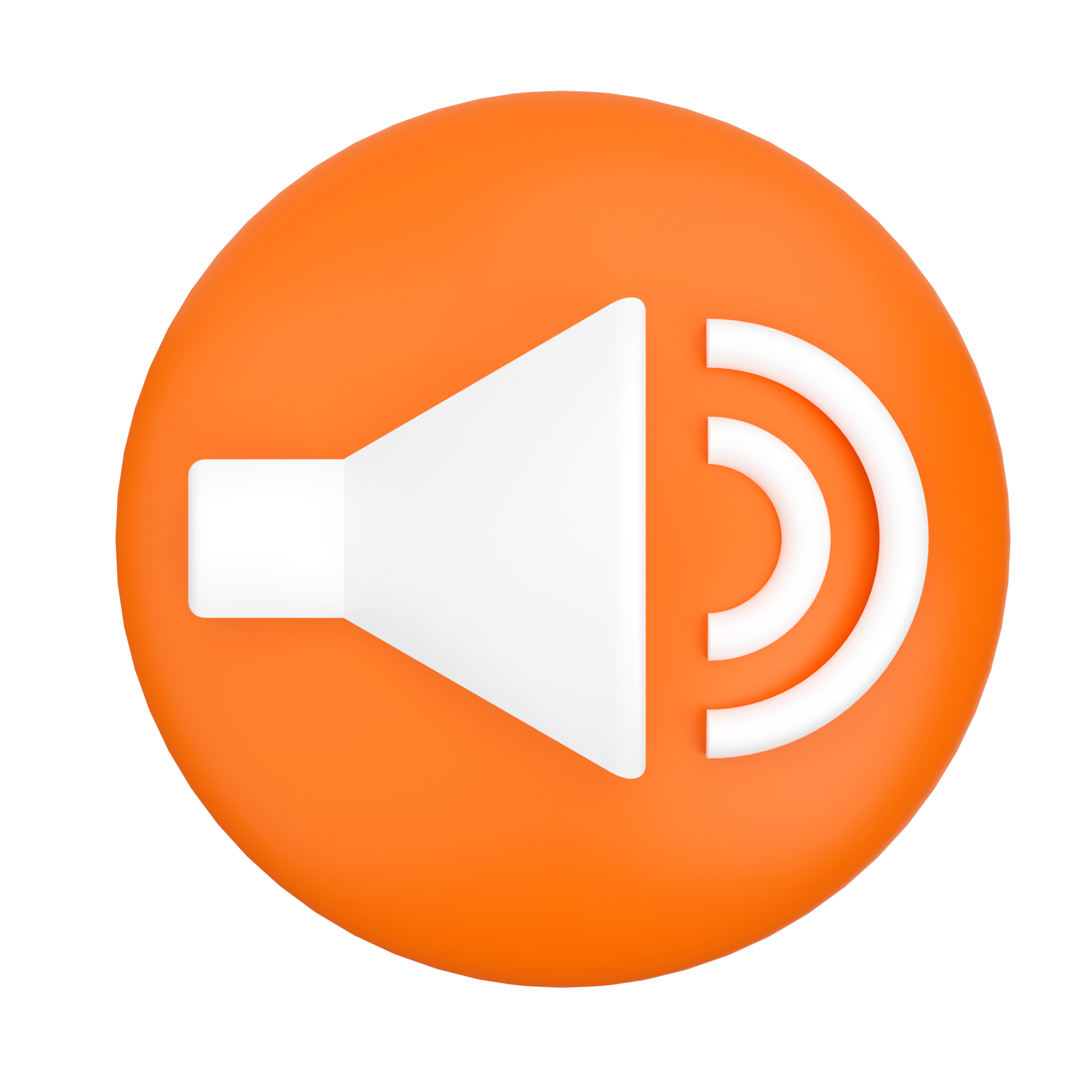 Sound Button 3d Rendering 15096368 Png Sound Button 3d Rendering 15096368 Png