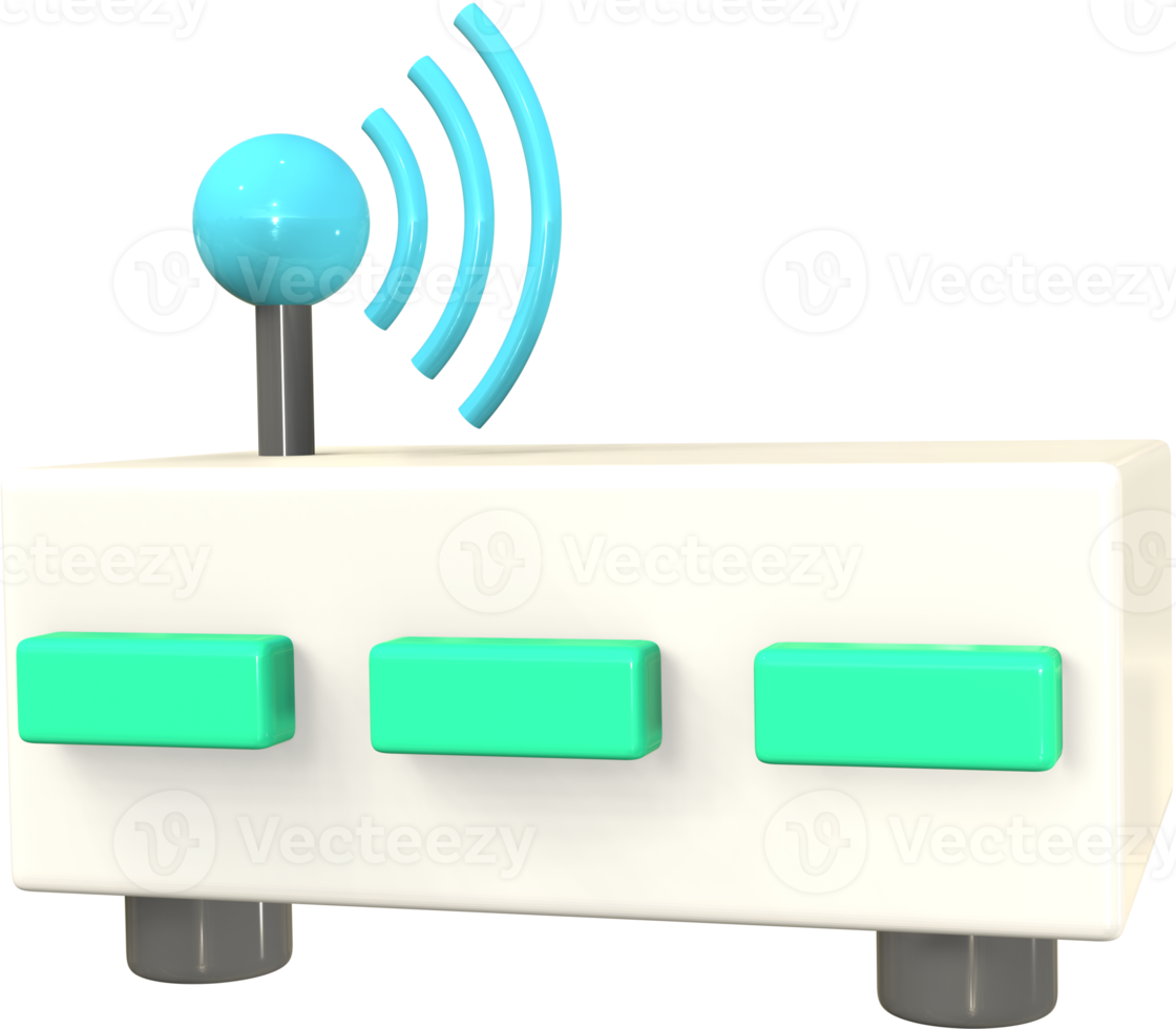 router Wi-Fi 3d ikon. png