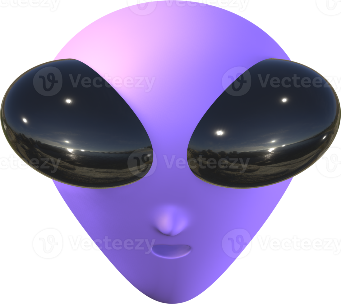 icône 3d extraterrestre. png