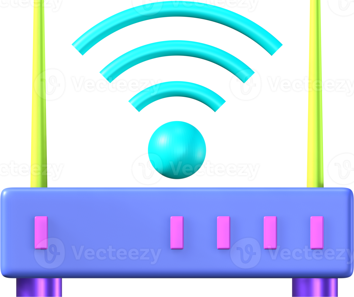 Router Wi-Fi 3D icon. png