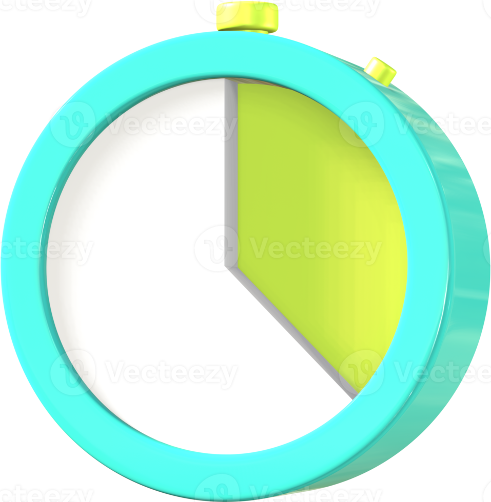 Stopwatch 3D icon. png