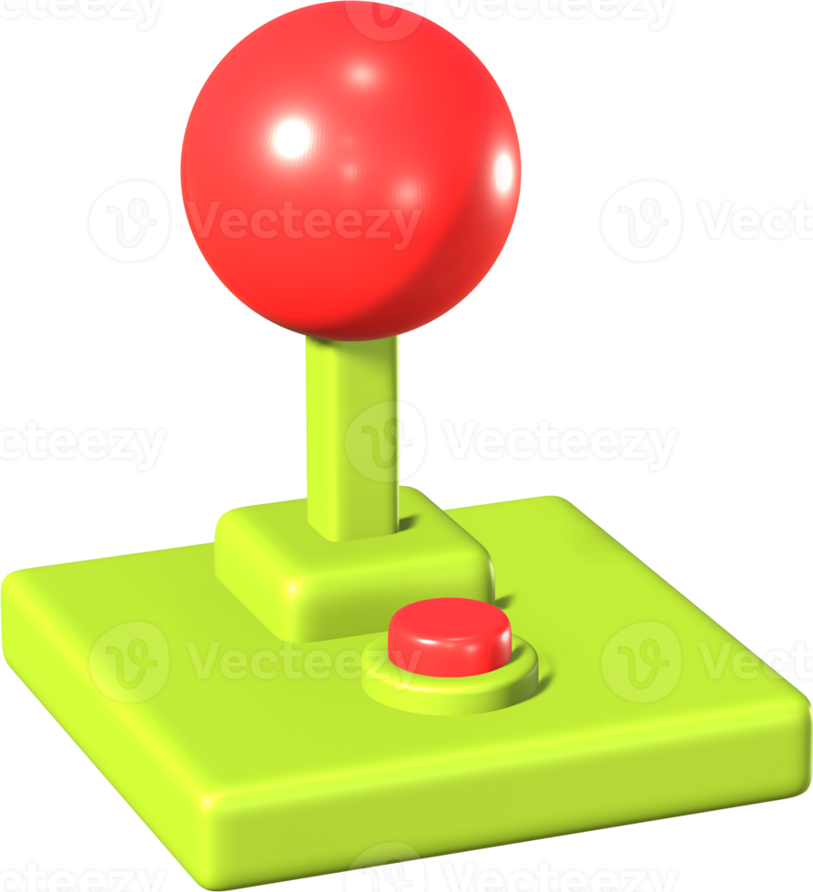 ícone 3d do jogo do controlador de mão. png