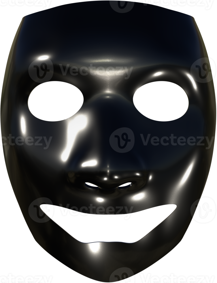 Fancy mask 3D icon. png