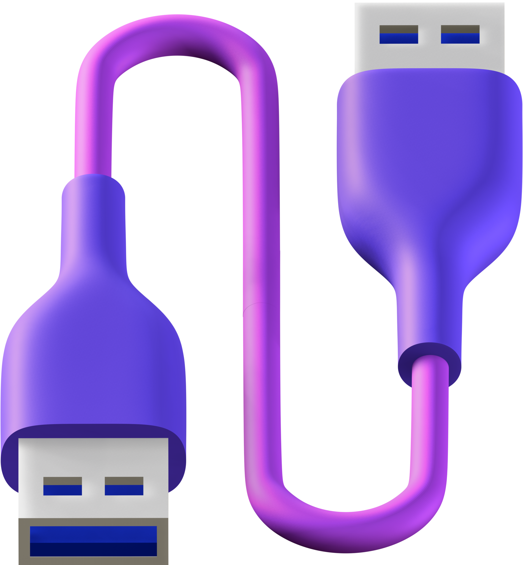 Usb cable 3d icon 15096465 png