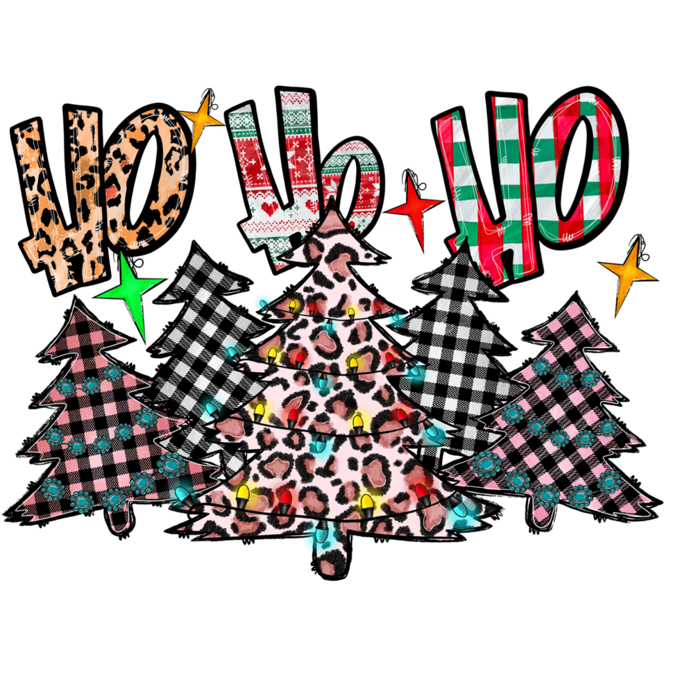 ho ho ho kerstmis boom png