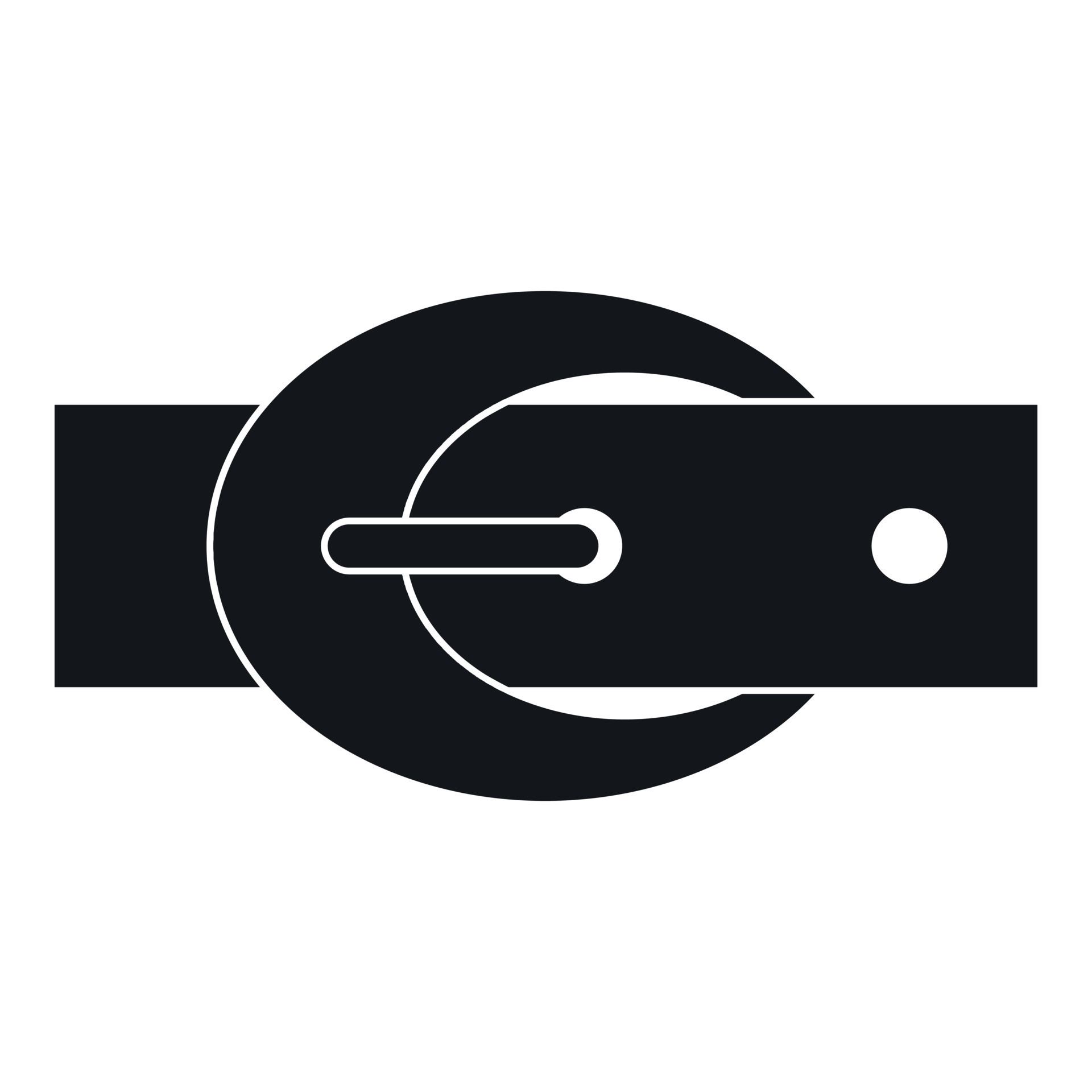 Oval belt buckle icon, simple style 15096708 Vector Art at Vecteezy