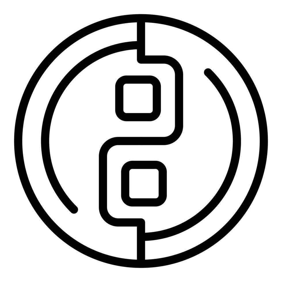 Courage part icon outline vector. Hero skill vector