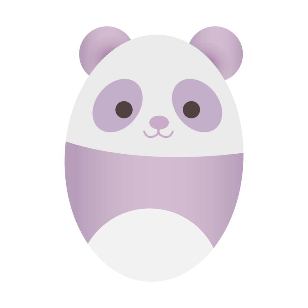 Panda toy cartoon, animal clipart png