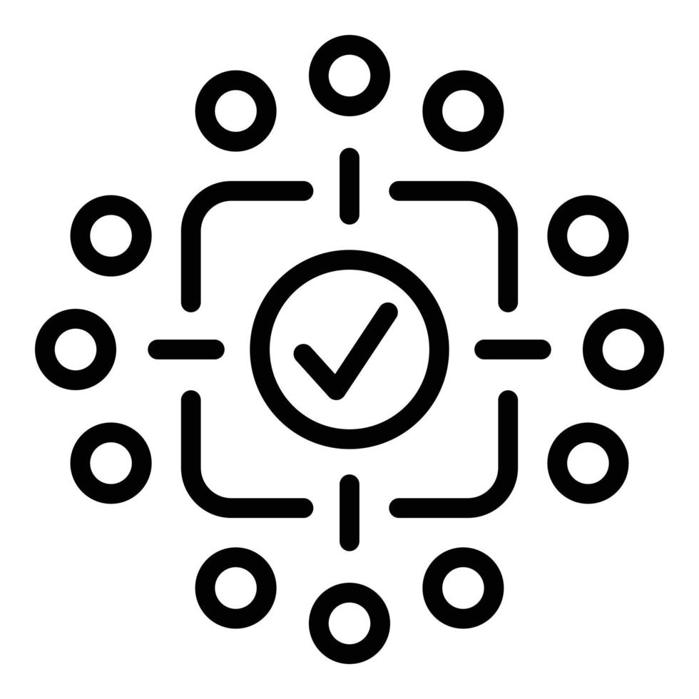 Skill target icon outline vector. Courage career vector