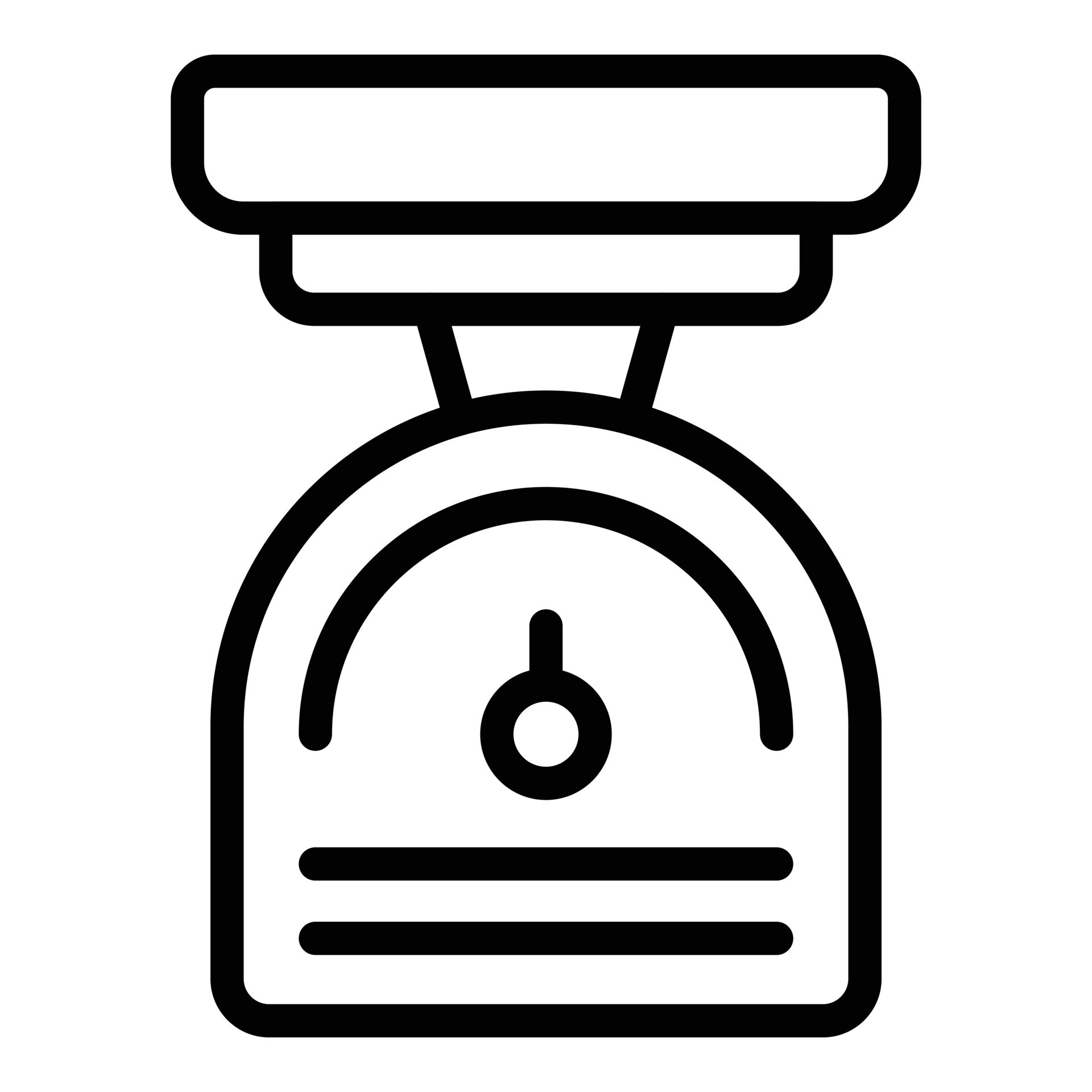 Kitchen scales icon outline vector. Home board 15097457 Vector Art at