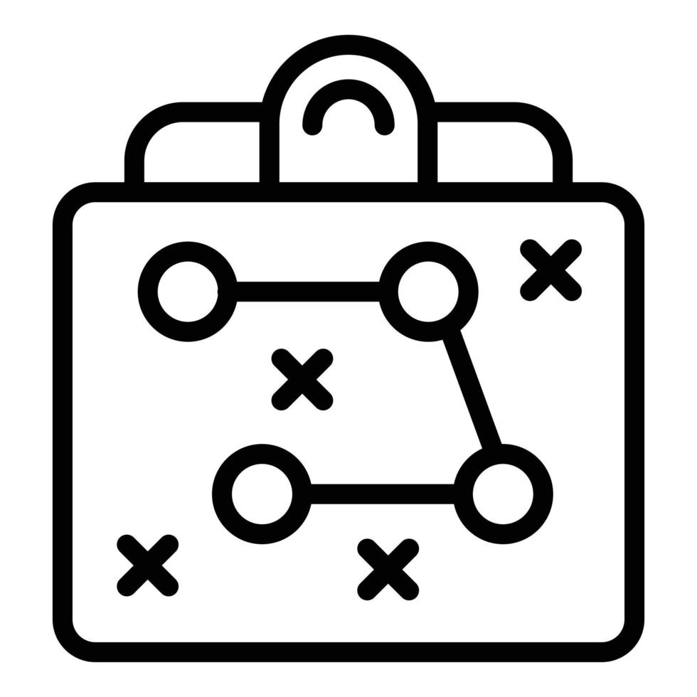 Tactical courage icon outline vector. Self people vector