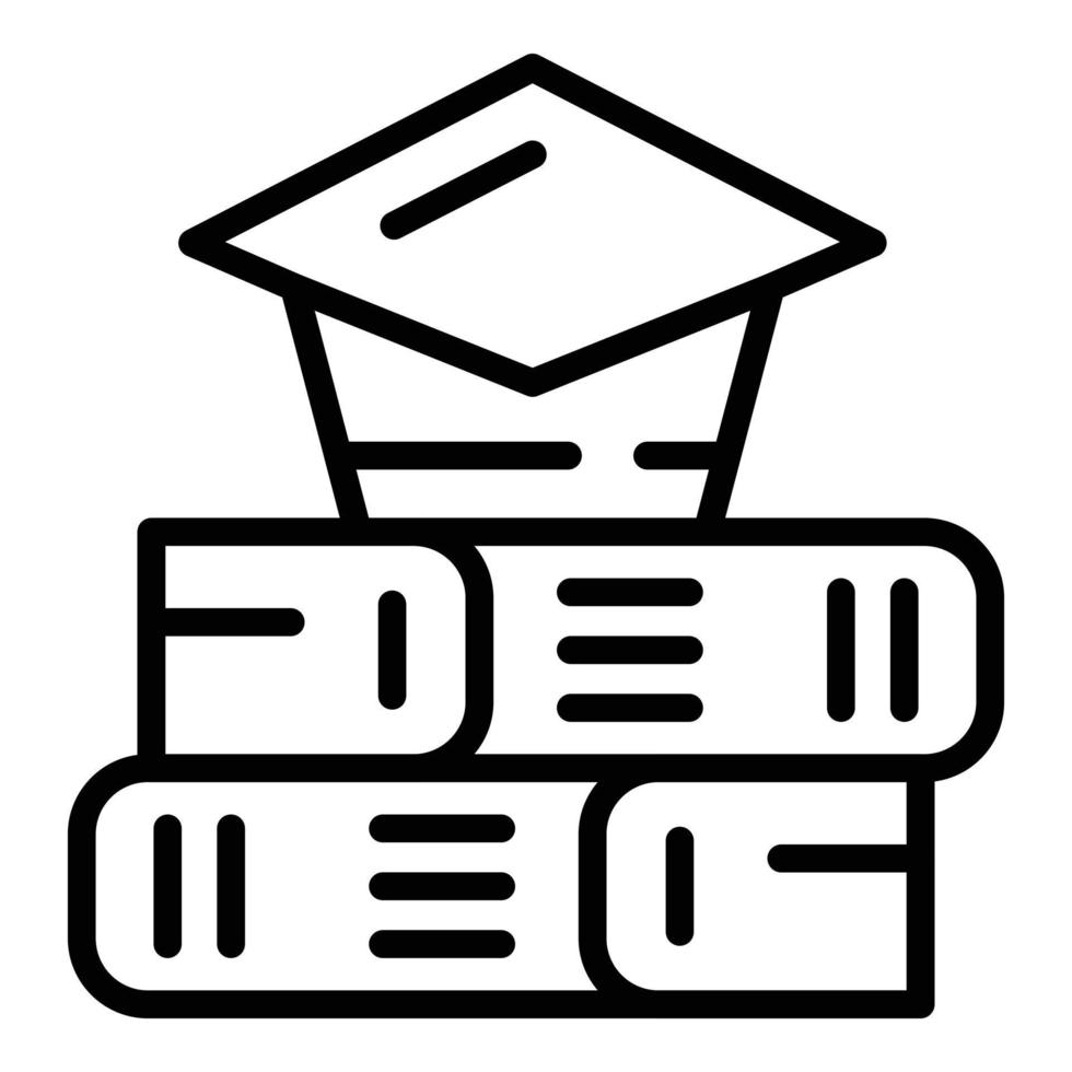 Expert book icon outline vector. Goal team vector