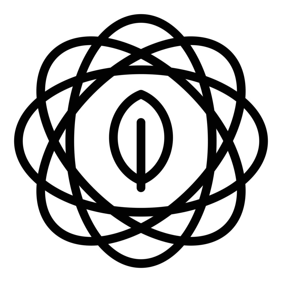 Environmentally friendly icon outline vector. Recycle clean vector