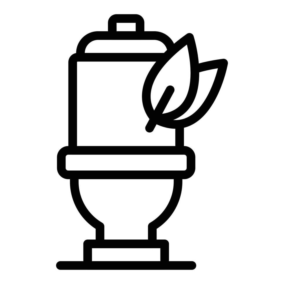 Eco tank icon outline vector. Friendly clean vector