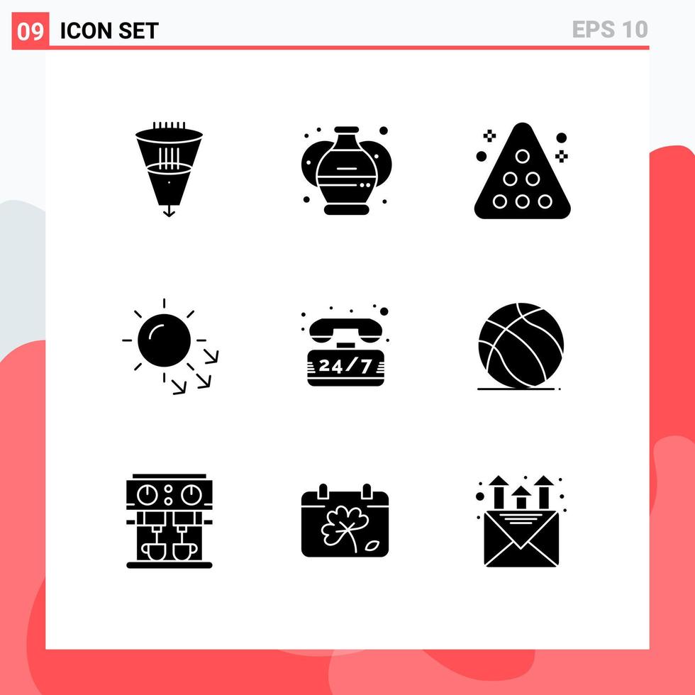9 Creative Icons Modern Signs and Symbols of skin care dry skin paint dermatology snooker Editable Vector Design Elements