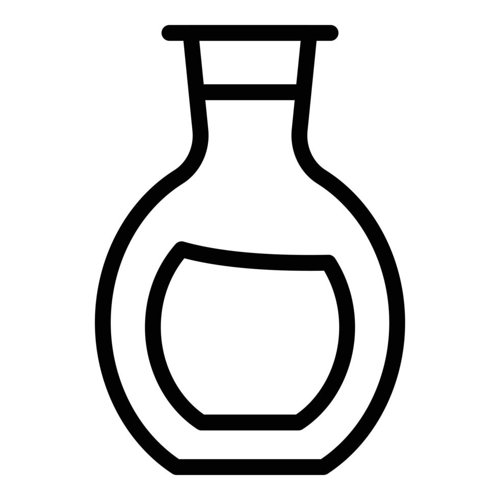 Jug soy oil icon outline vector. Food soya vector