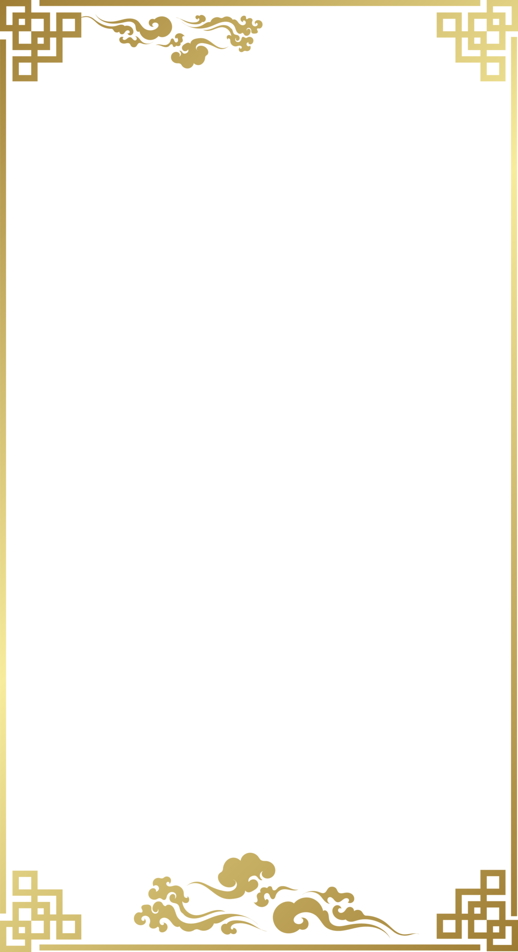 Chinese Luxury Gold Border Frame 15098543 PNG