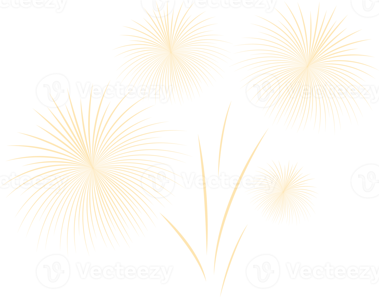 fuoco d'artificio nuovo anno illustrazione png