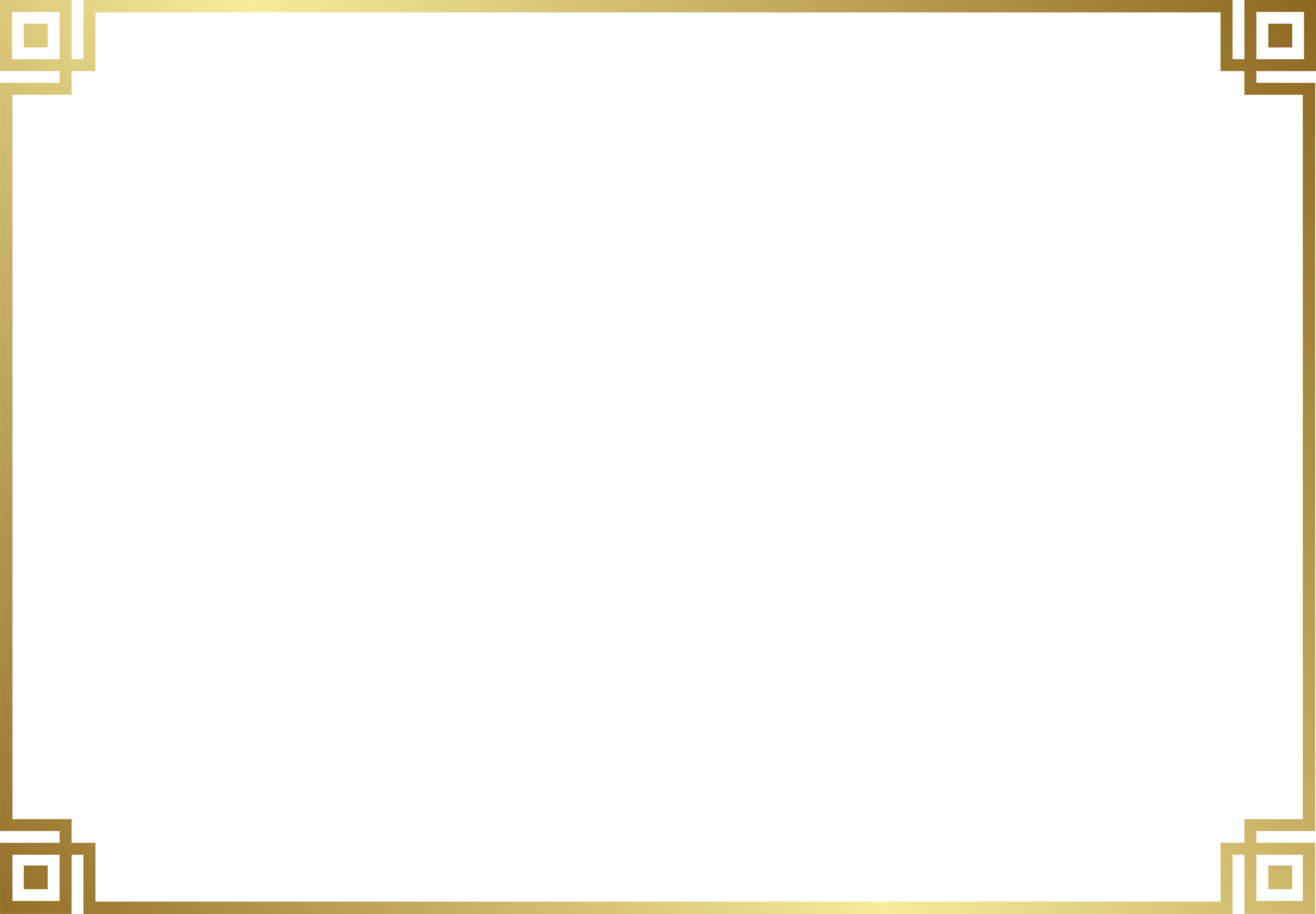 Gold Border Png