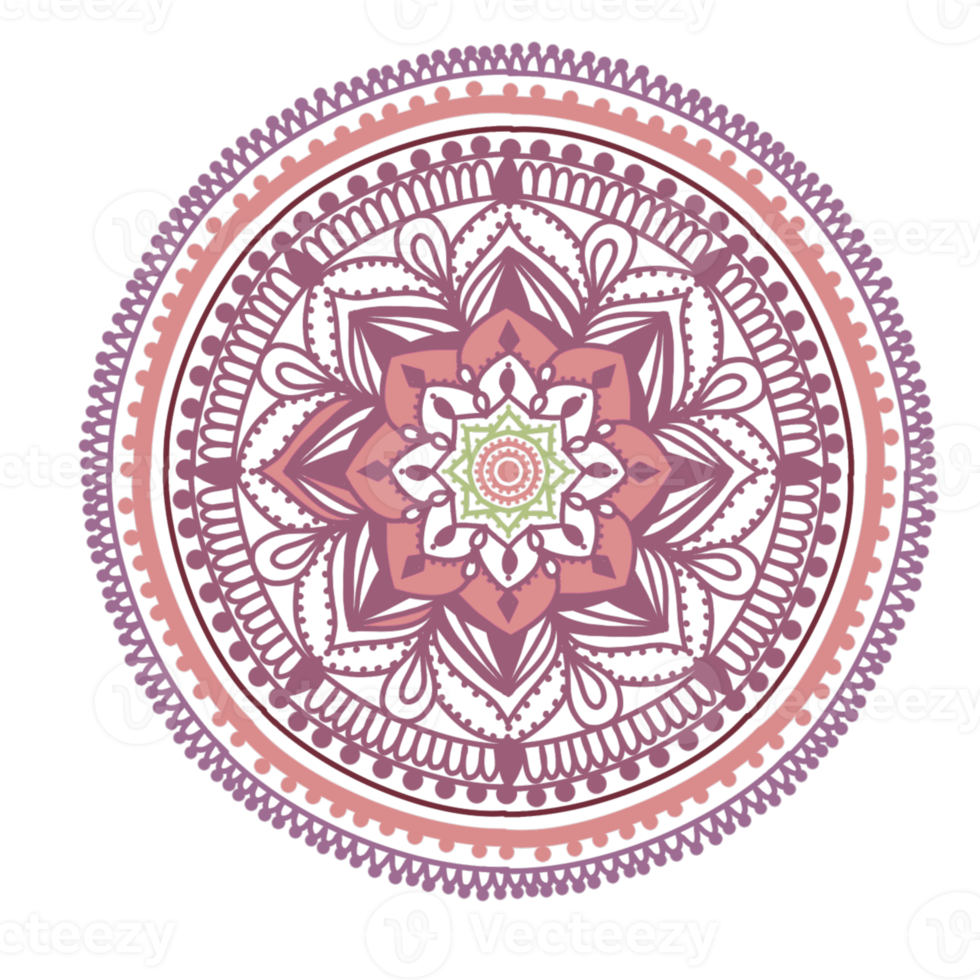 mandala floral ornament png