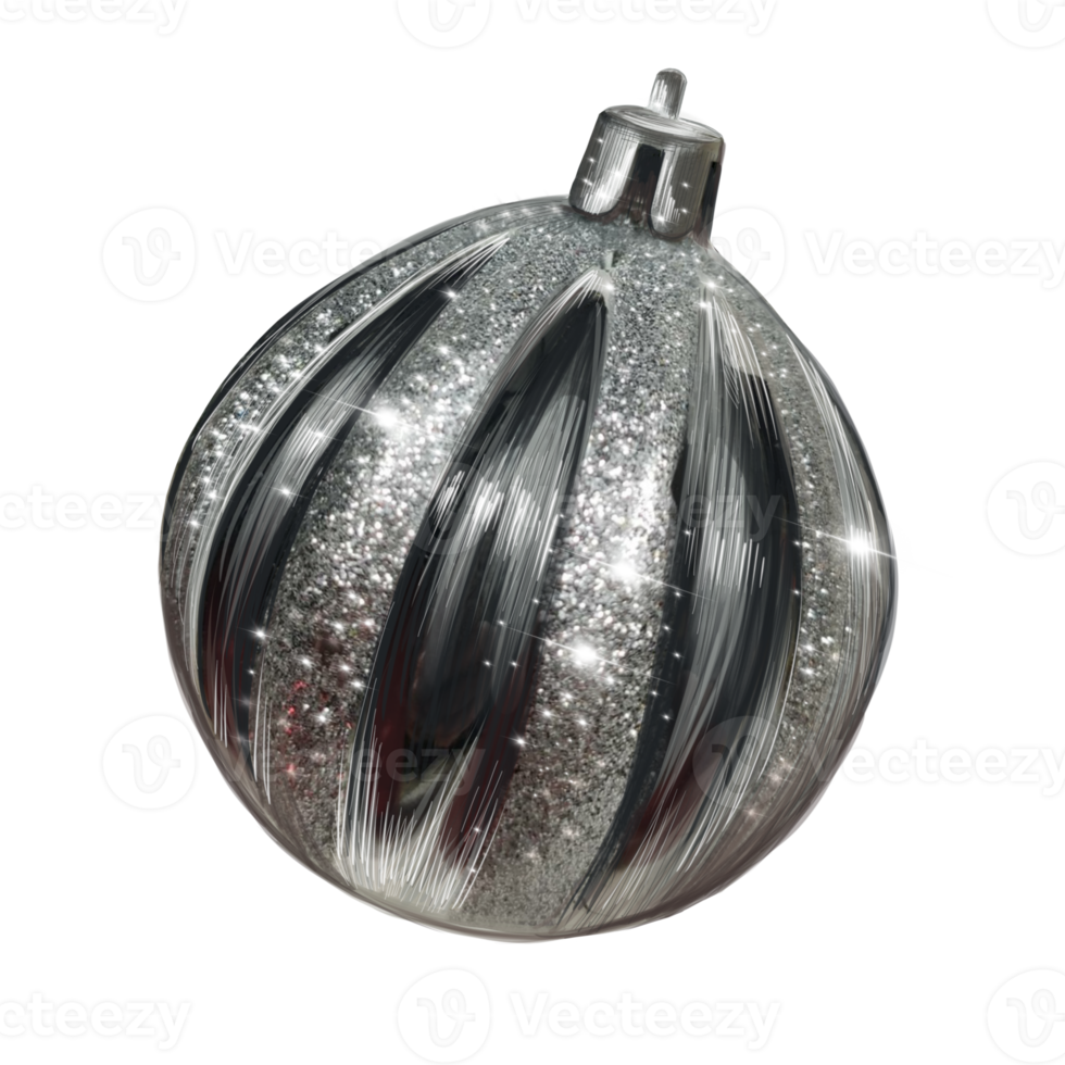 Christmas Balls Decoration silver png