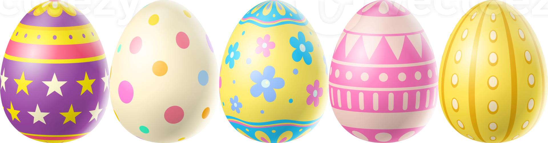 Happy Easter Day colorful egg png