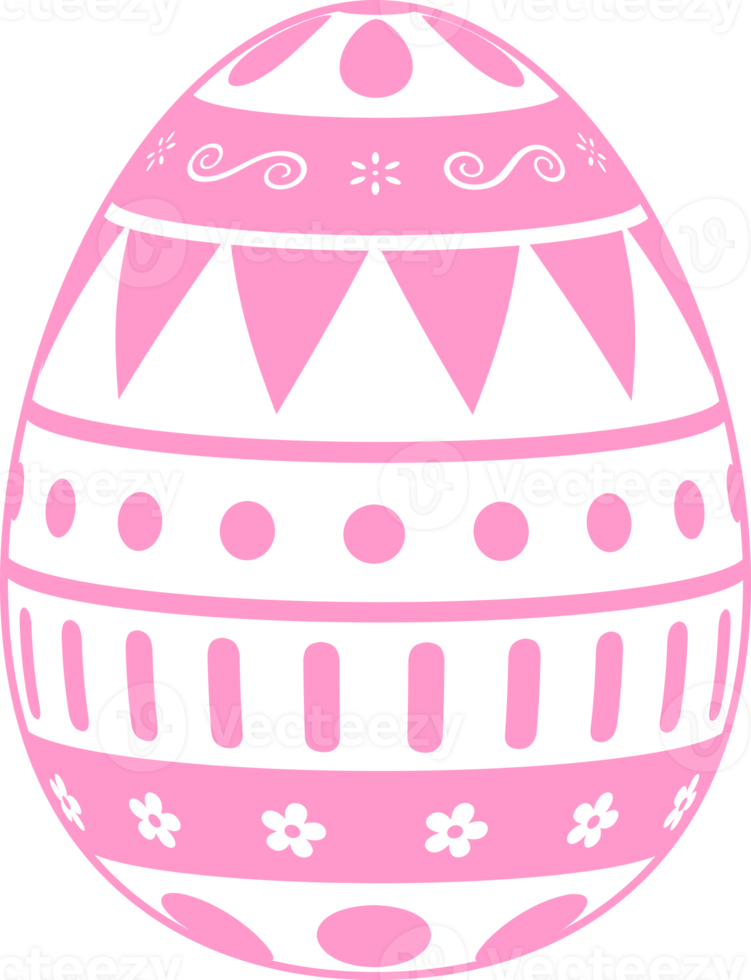 Happy Easter Day egg isolated png