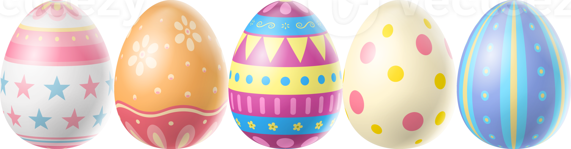 gelukkig Pasen dag kleurrijk ei png