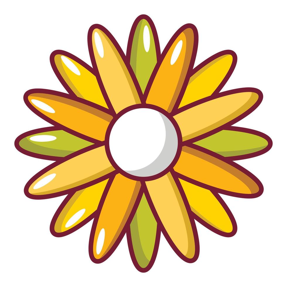 Honey plant icon, cartoon style vector