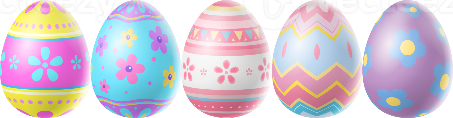 Happy Easter Day colorful egg png