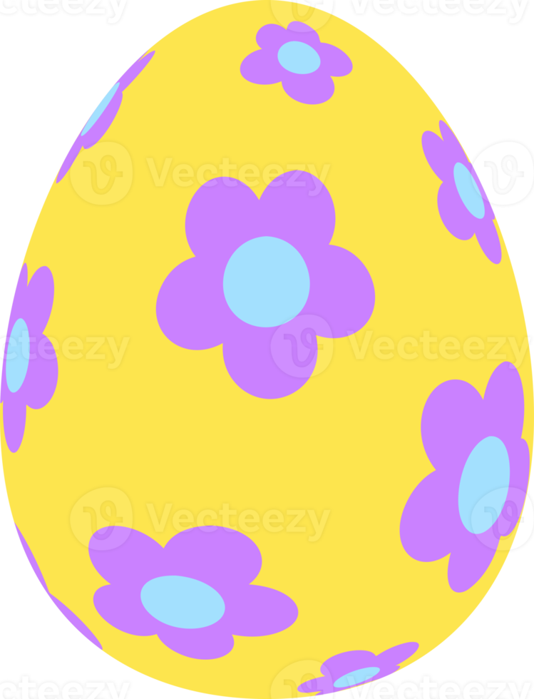 contento Pasqua giorno colorato uovo isolato png