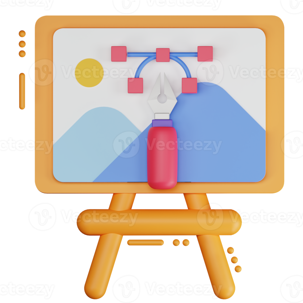 3d vector design illustration png