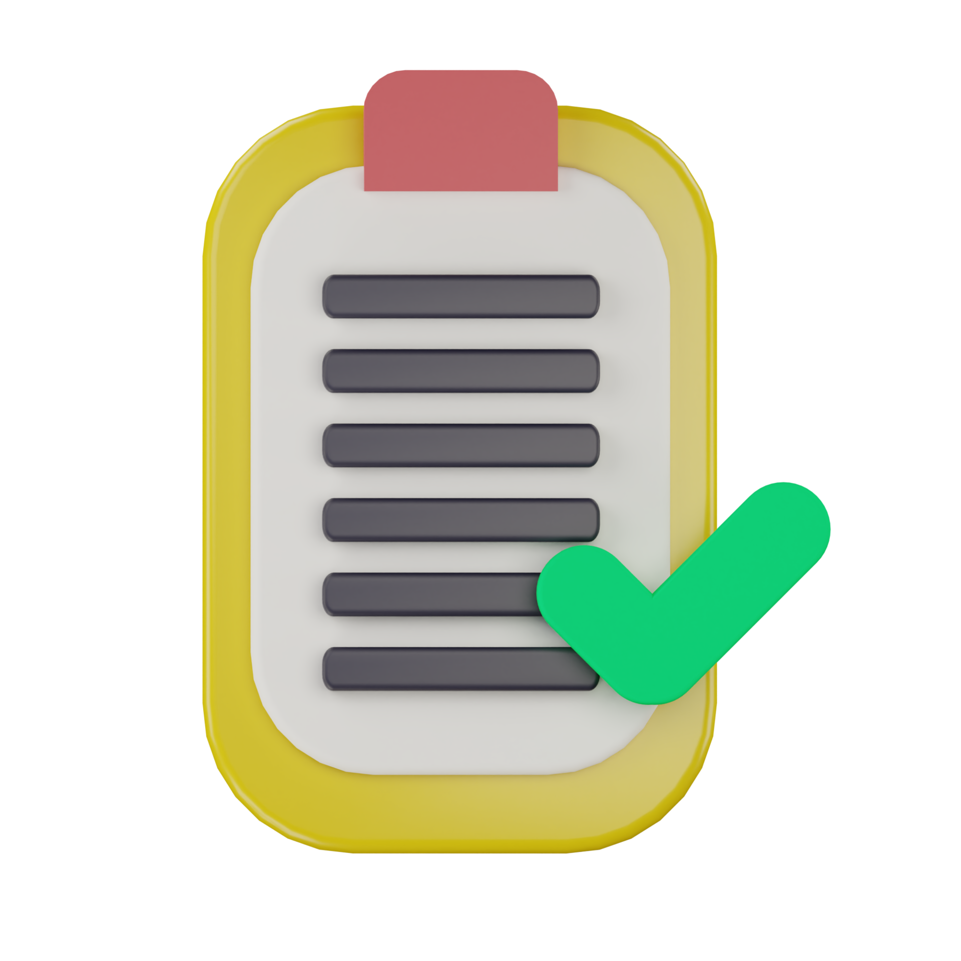 3d approved proposal icon 15099596 PNG