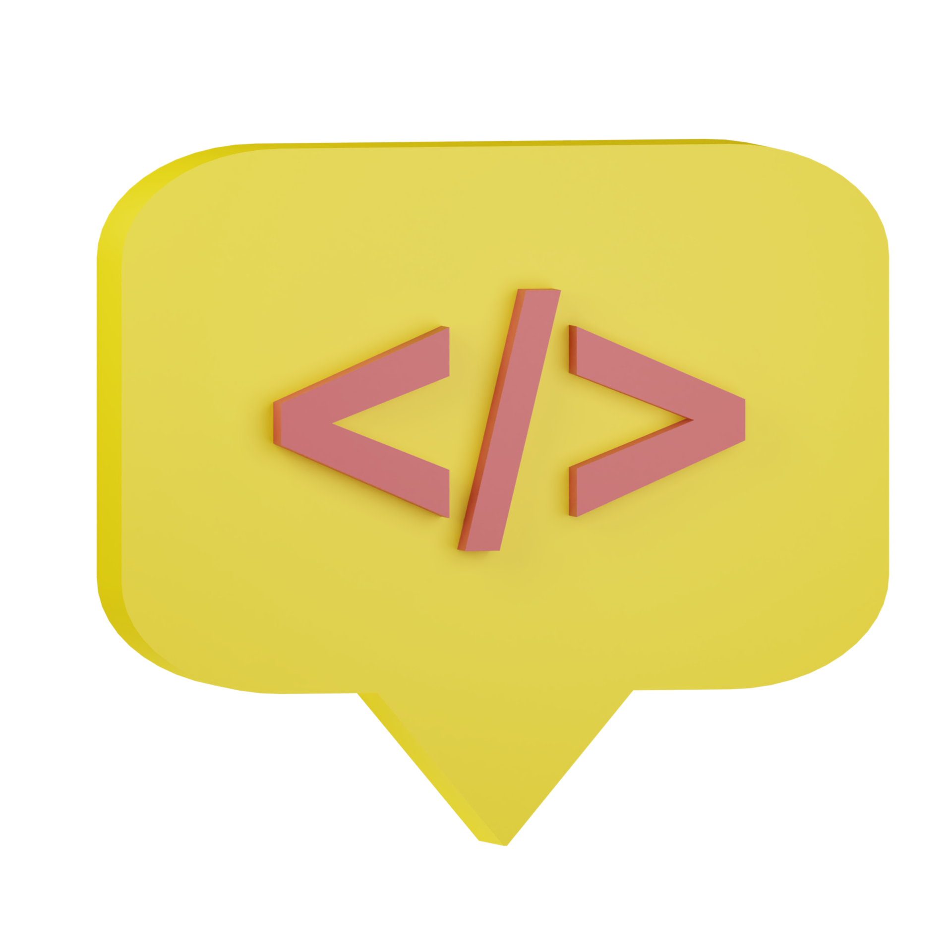 3d Language Programming Code Icon Illustration 15099598 PNG